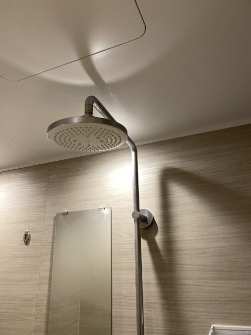 ホテルエミオン京都客室スタンダードフォース、浴室シャワー