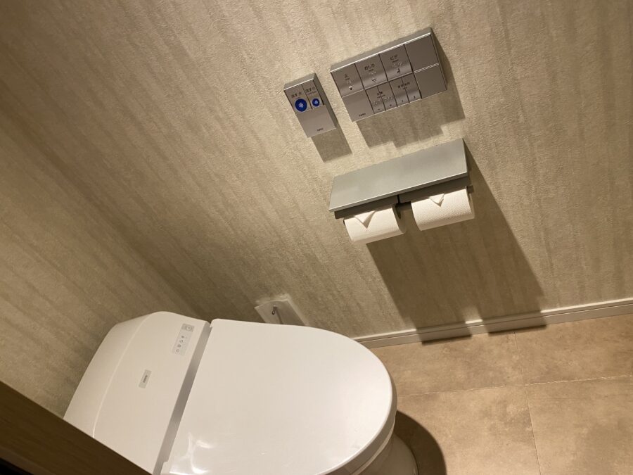 ホテルエミオン京都客室スタンダードフォース、トイレ